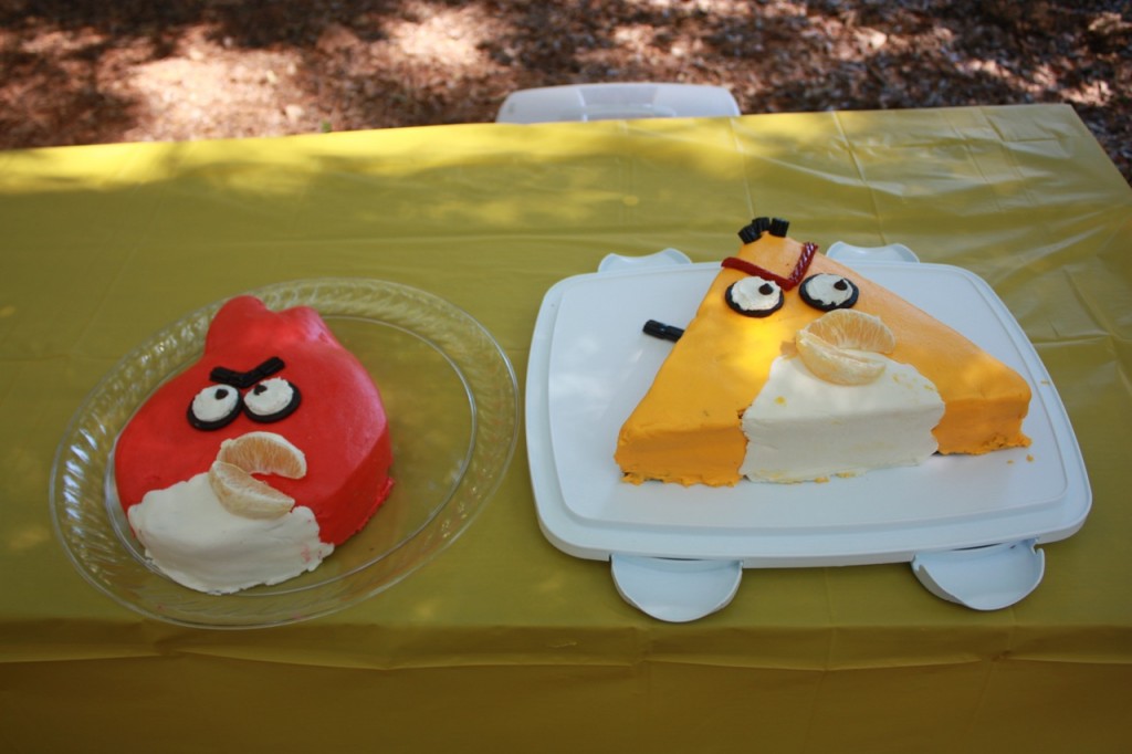 Angry birds cakes  Meals We Like